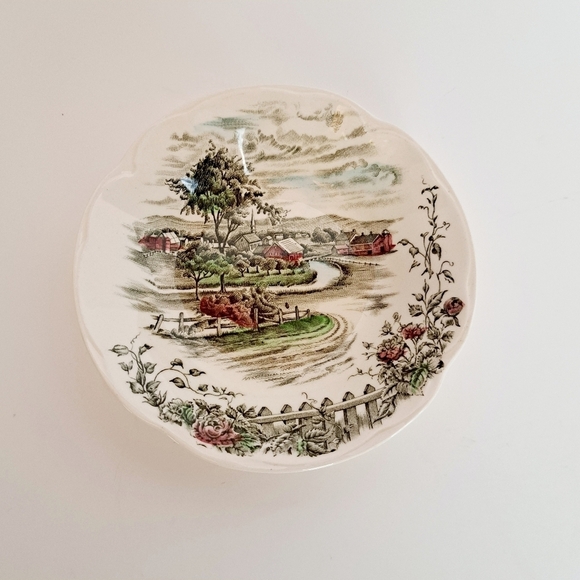 Johnson Bros‎ The Road Home Set of 3 Tea Cup Saucer Plates - Picture 1 of 5